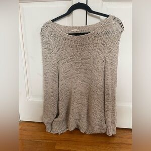 Eileen Fisher Tan Slouchy Sweater